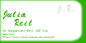 julia reil business card